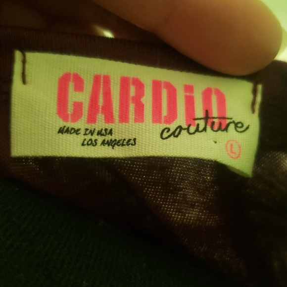 Burgundy Cardio Couture Tshirt - Picture 4 of 7